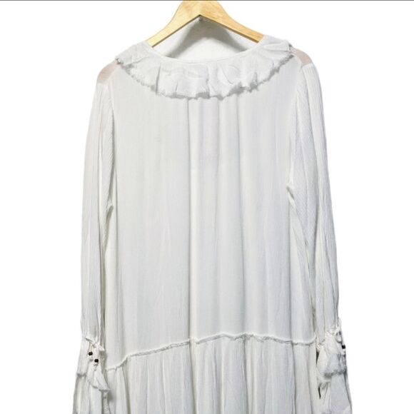 NWT FREE PEOPLE Sweet Darlin Maxi Dress Ivory M - Picture 8 of 10